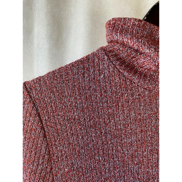 Topshop Heather Ribbed Knit Turtleneck Dress - Picture 4 of 6